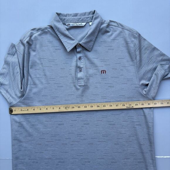 Travis Mathew Polo Shirt Men 2XL XXL Short Sleeve Golf Golfing Pima Cotton Blend - Picture 7 of 9